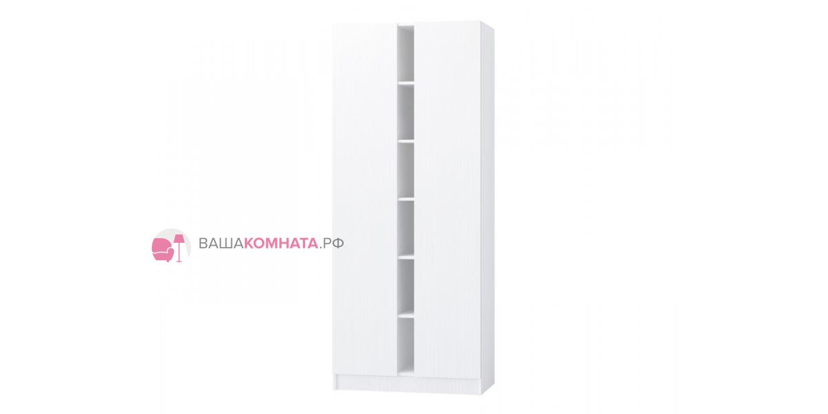 Шкаф 2-х створчатый "Акация" (Улучшенная фурнитура) - белый древесный - купить по цене 13990 ₽ в Мурманске