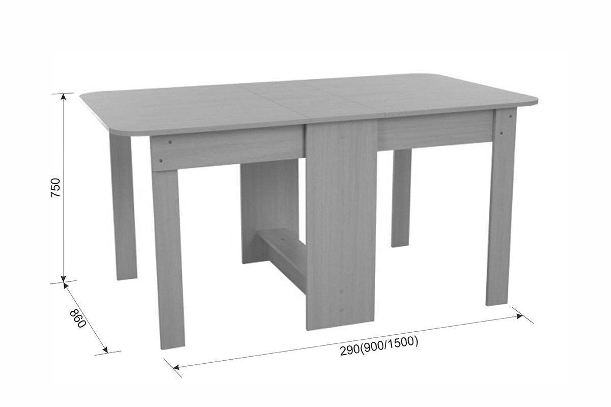 Стол книжка раскладной большой