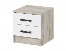 Дуб крафт серый / Белый