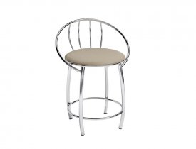 Ваниль (экокожа) / Хром (металл)